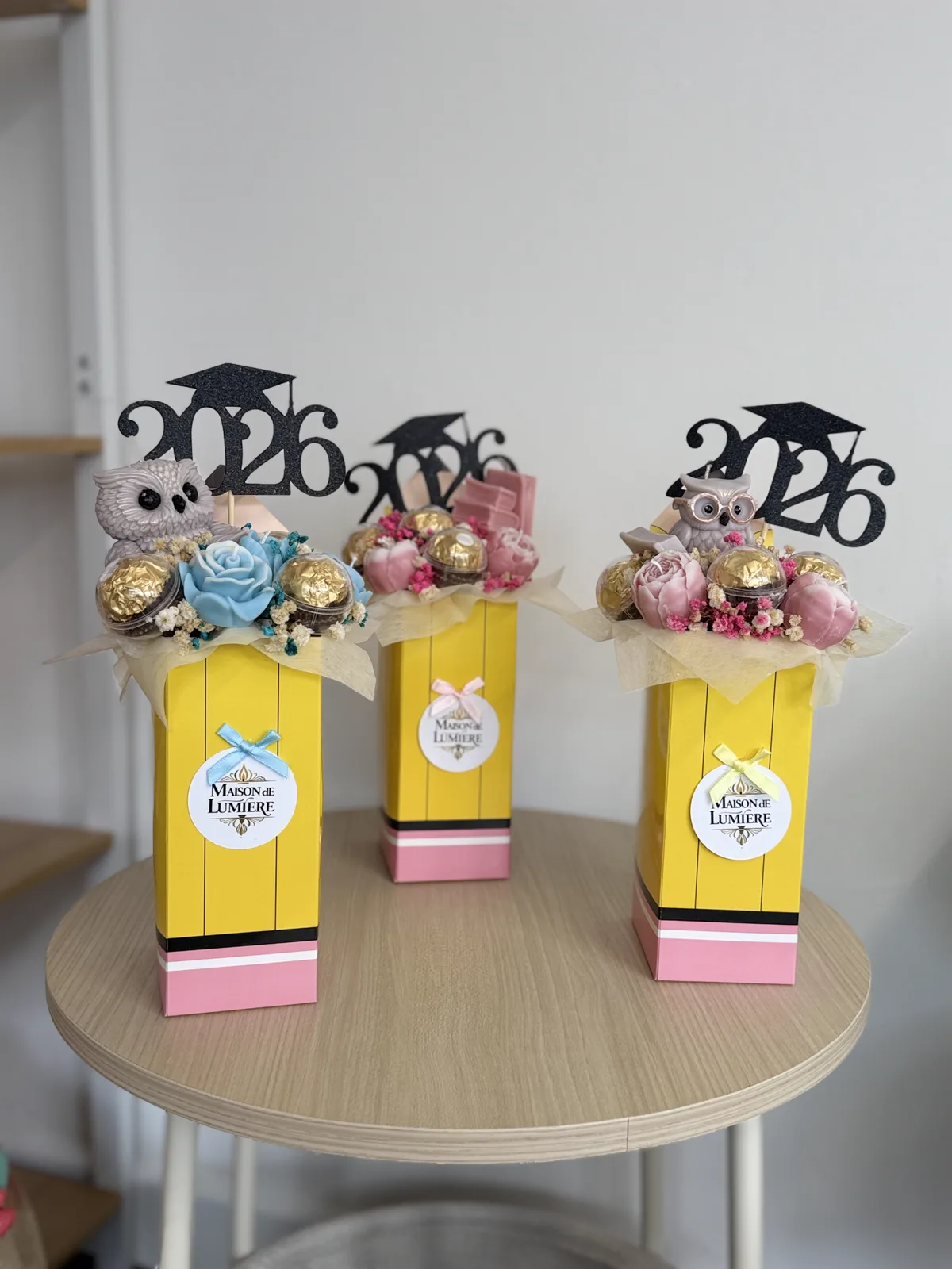 Teacher Gift Candle Arrangement — handcrafted soy-wax candle from Maison de Lumière